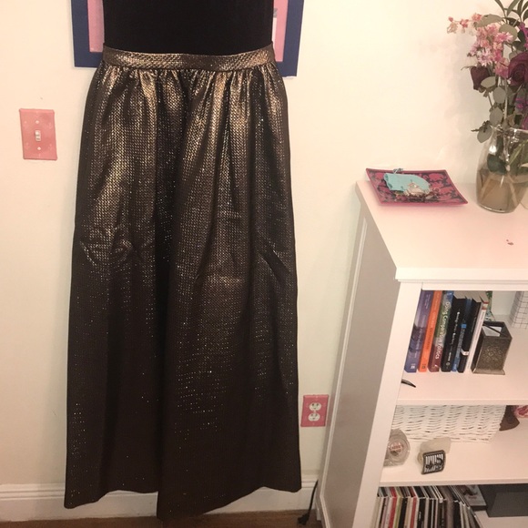 Calvin Klein black & gold evening dress - Picture 7 of 9